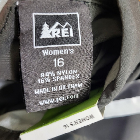 REI Co-op Women's Cinq Terre Gray Hiking Pants Size 16 Outdoor Travel - Picture 13 of 14